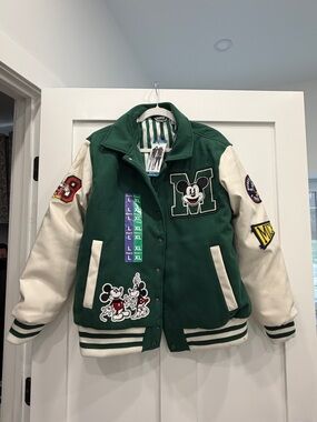 Disney Adult Unisex Varsity Jacket Mickey Mouse New With Tag Women’s and Men’s